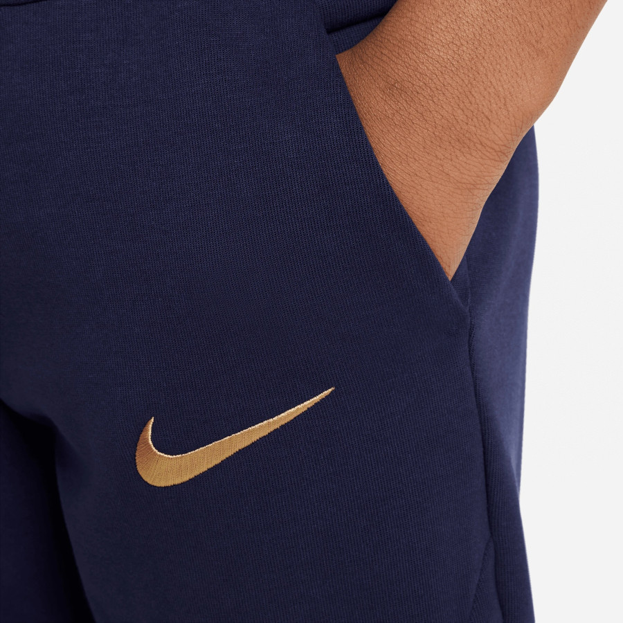 Pantalon survêtement junior Equipe de France Tech Fleece bleu