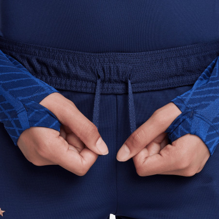 Pantalon survêtement junior Equipe de France bleu marine