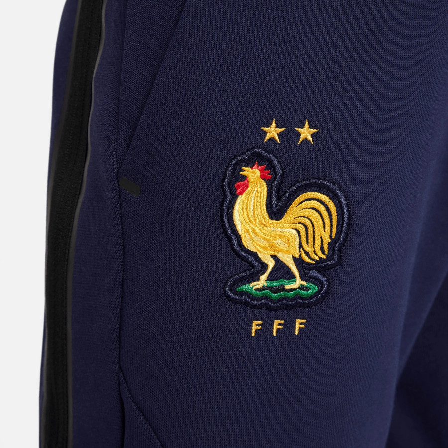 Pantalon survêtement junior Equipe de France Tech Fleece bleu