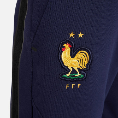 Pantalon survêtement junior Equipe de France Tech Fleece bleu