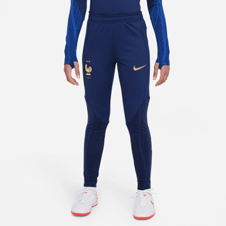 Pantalon survêtement junior Equipe de France bleu marine