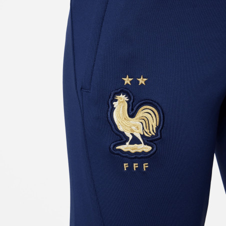 Pantalon survêtement junior Equipe de France bleu marine