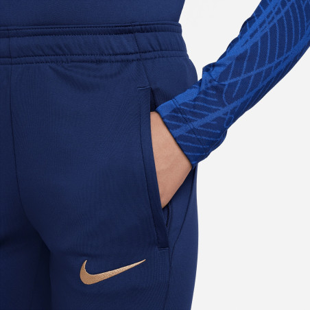 Pantalon survêtement junior Equipe de France bleu marine