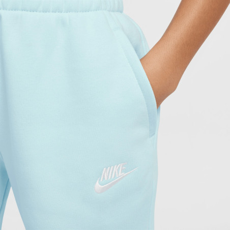 Pantalon survêtement junior Nike Fleece bleu