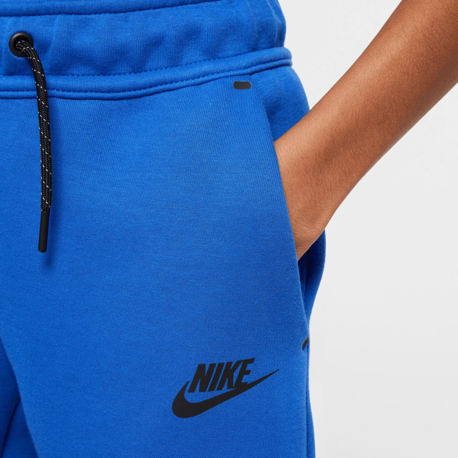 Pantalon survêtement junior Nike Tech Fleece bleu