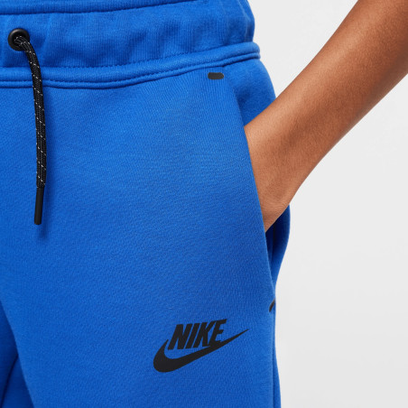Pantalon survêtement junior Nike Tech Fleece bleu