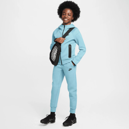 Pantalon survêtement junior Nike Tech Fleece bleu ciel
