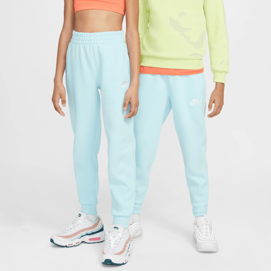 Pantalon survêtement junior Nike Fleece bleu