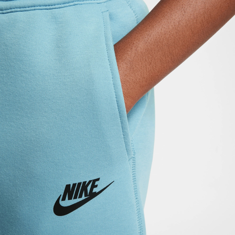 Pantalon survêtement junior Nike Tech Fleece bleu ciel