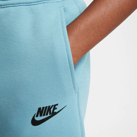 Pantalon survêtement junior Nike Tech Fleece bleu ciel