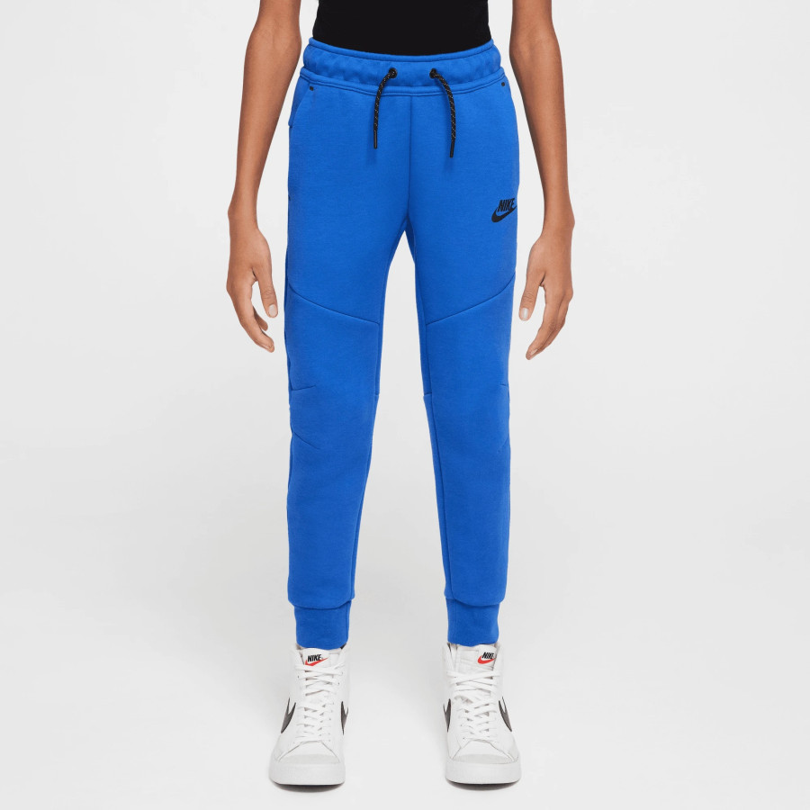 Pantalon survêtement junior Nike Tech Fleece bleu
