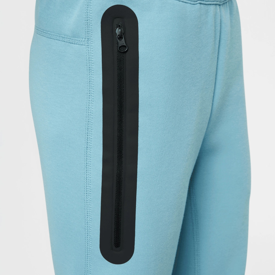 Pantalon survêtement junior Nike Tech Fleece bleu ciel
