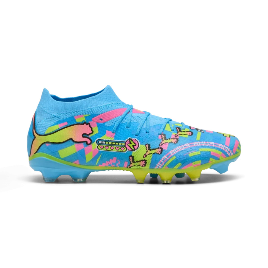 Puma Future 9 Match Advanced Level FG/AG bleu rose