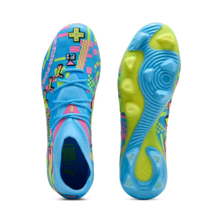 Puma Future 9 Match Advanced Level FG/AG bleu rose