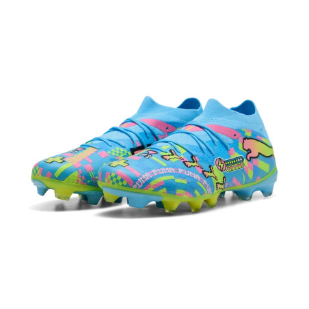 Puma Future 9 Match Advanced Level FG/AG bleu rose