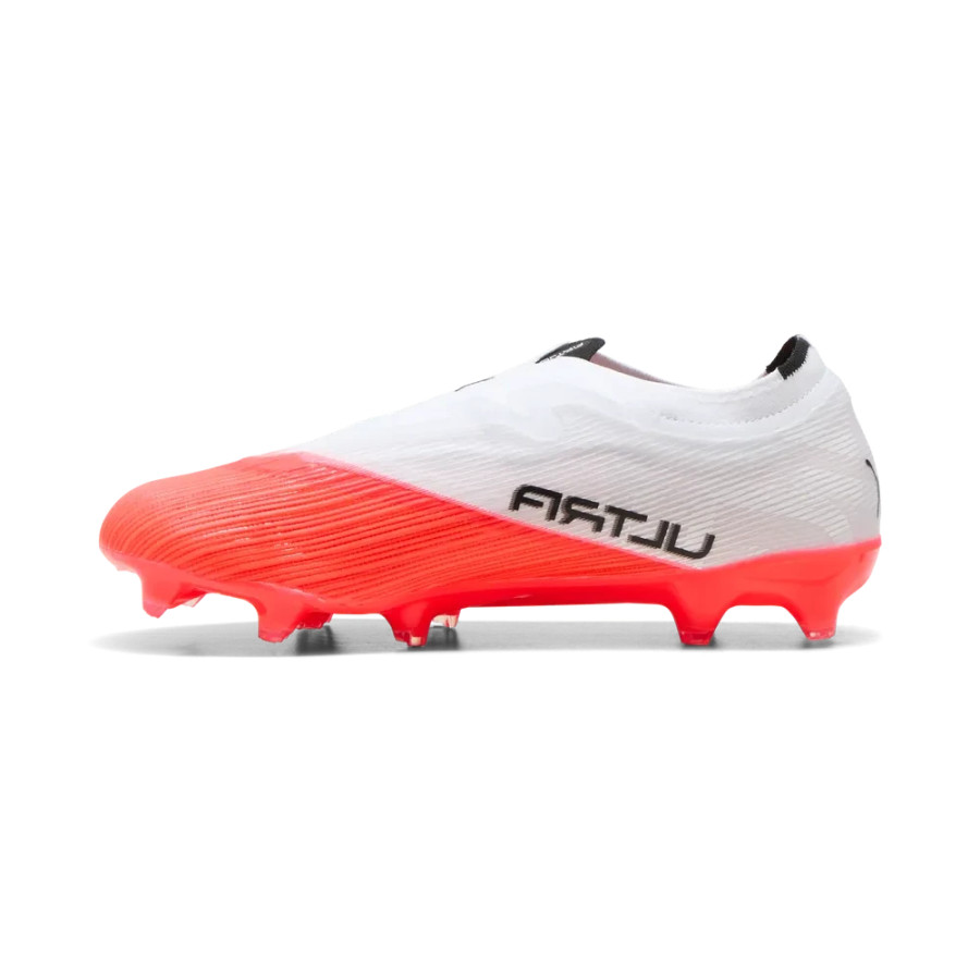 Puma Ultra Nitro 7 Match Laceless FG/AG blanc rouge