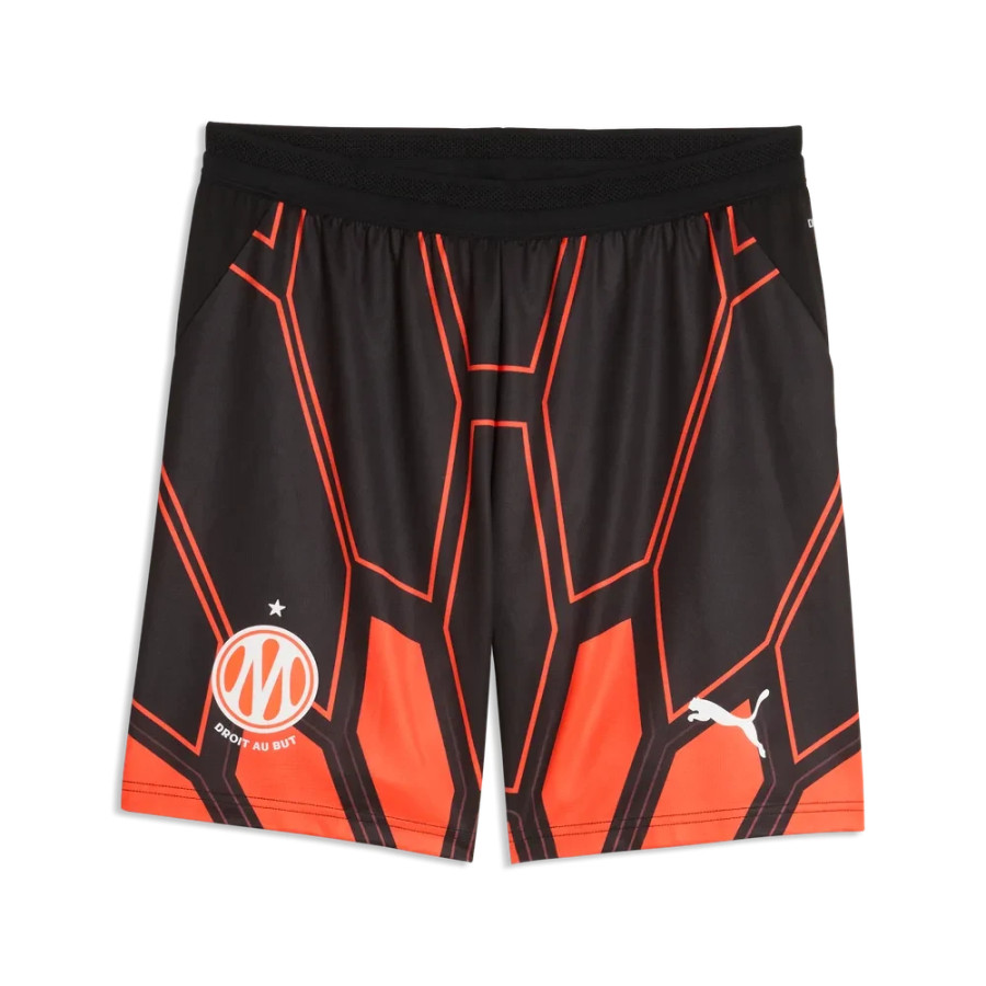 Short gardien OM noir orange 2026/27