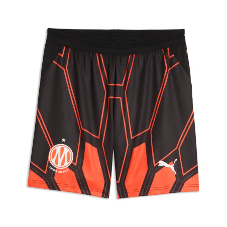 Short gardien OM noir orange 2026/27