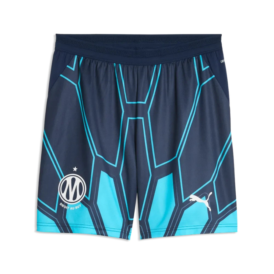 Short gardien OM bleu marine bleu ciel 2026/27