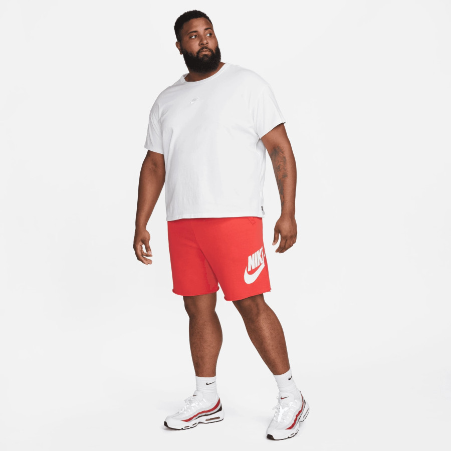 Short Nike Sportswear Club Fleece rouge
