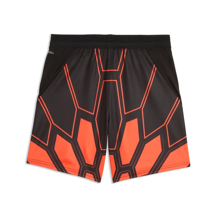 Short gardien junior OM noir orange 2026/27
