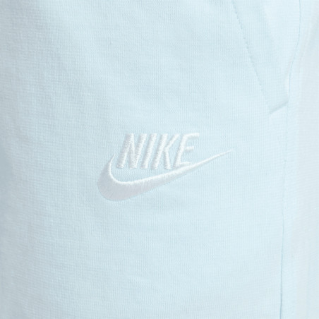 Short junior Nike Fleece bleu ciel