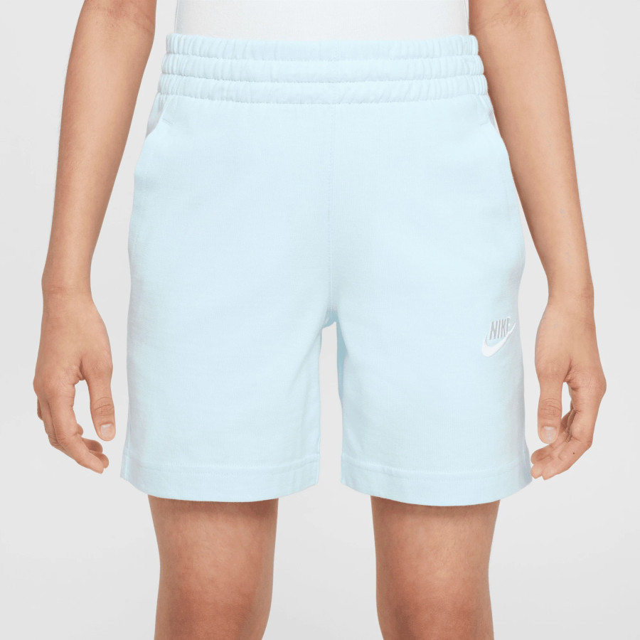 Short junior Nike Fleece bleu ciel