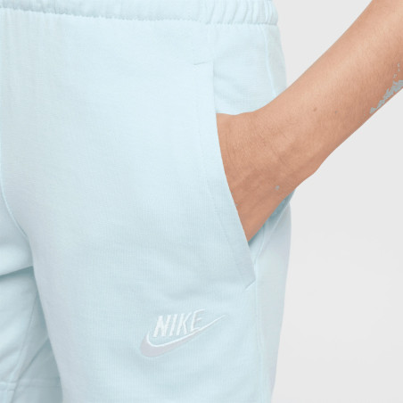Short junior Nike Fleece bleu ciel