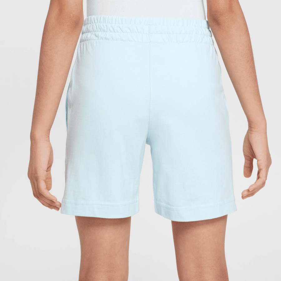 Short junior Nike Fleece bleu ciel