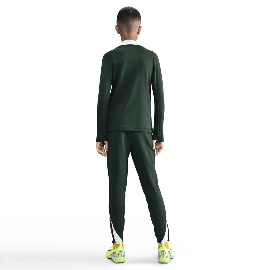 Sweat zippé junior Chelsea vert kaki