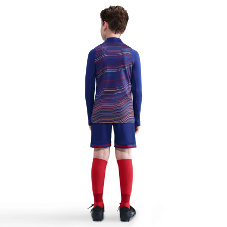 Sweat avant match junior FC Barcelone bleu
