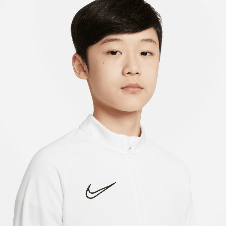 Sweat zippé junior Nike Academy 21 blanc