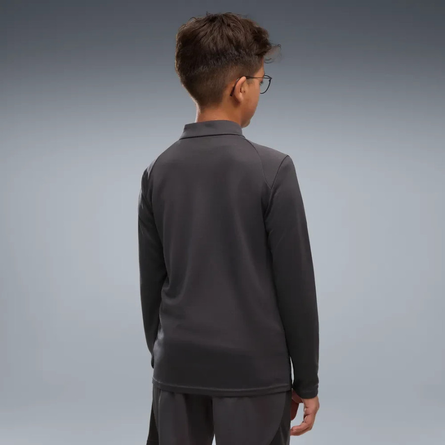 Sweat zippé junior Milan AC noir rouge