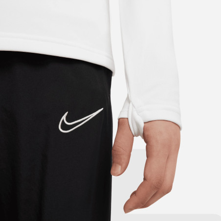 Sweat zippé junior Nike Academy 21 blanc