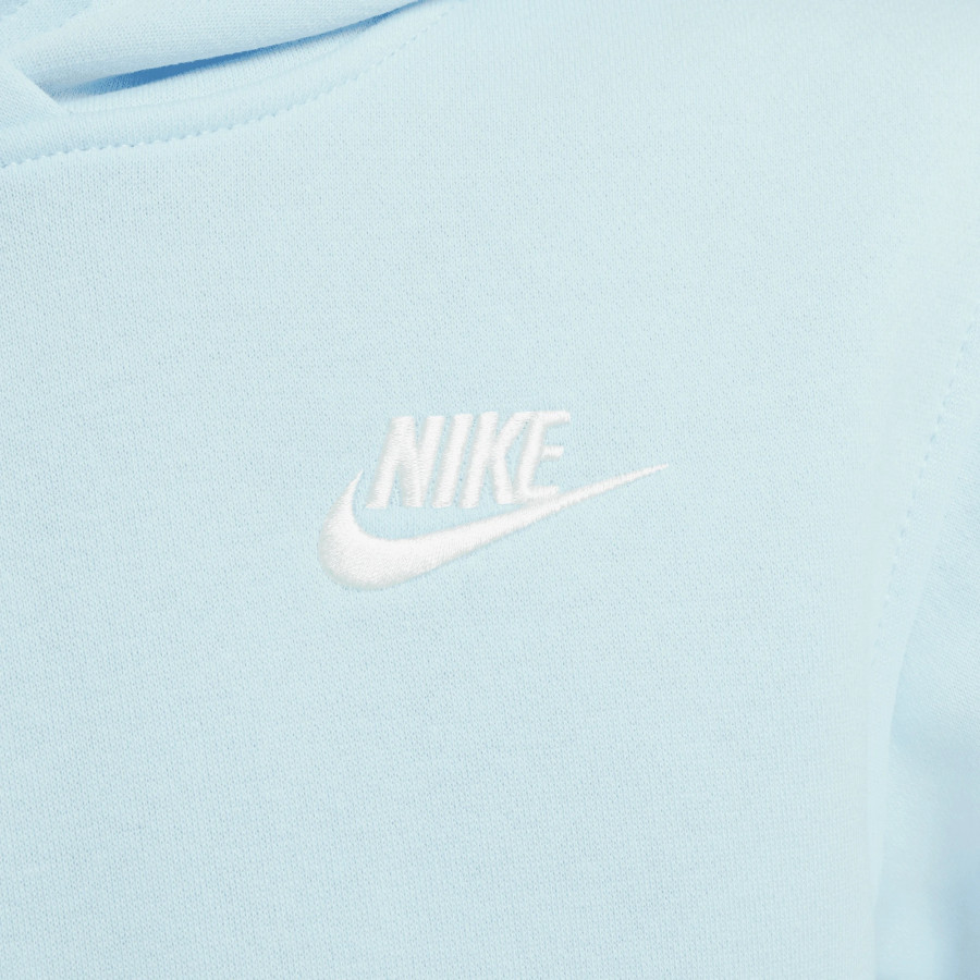 Sweat à capuche junior Nike Fleece bleu