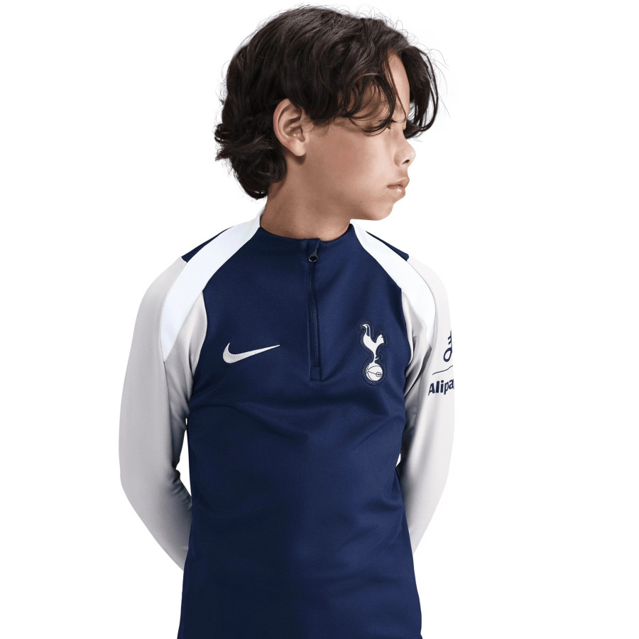 Sweat zippé junior Tottenham bleu