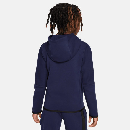 Veste survêtement junior Equipe de France Tech Fleece bleu