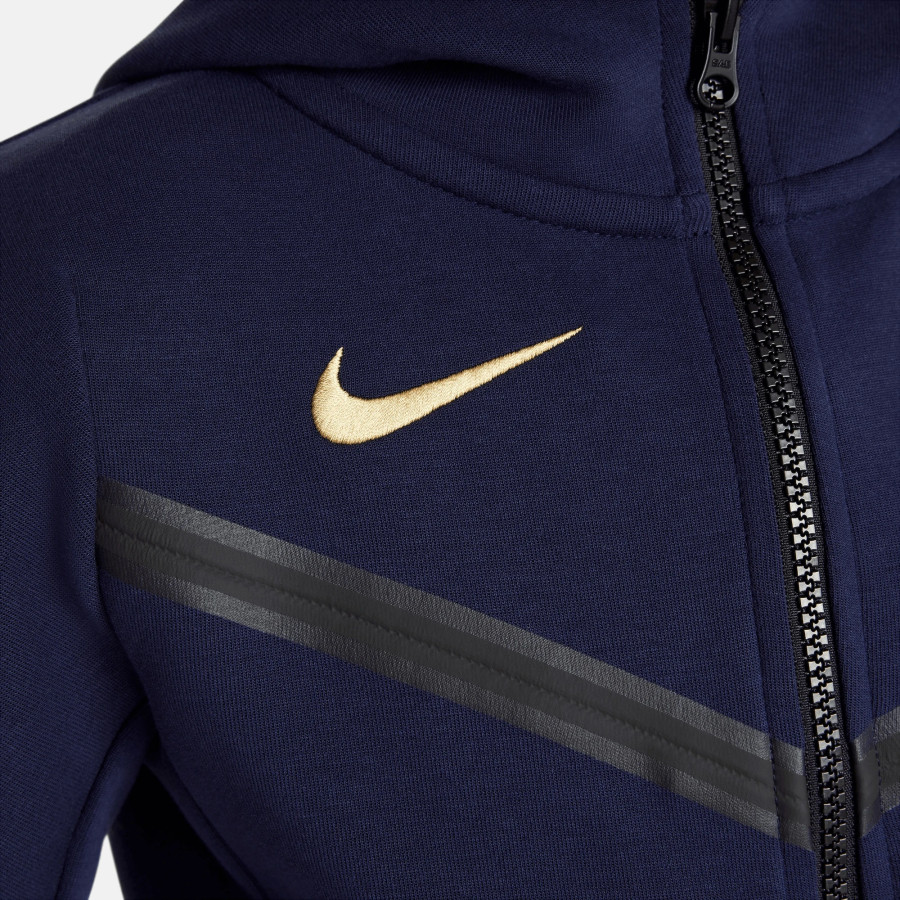 Veste survêtement junior Equipe de France Tech Fleece bleu