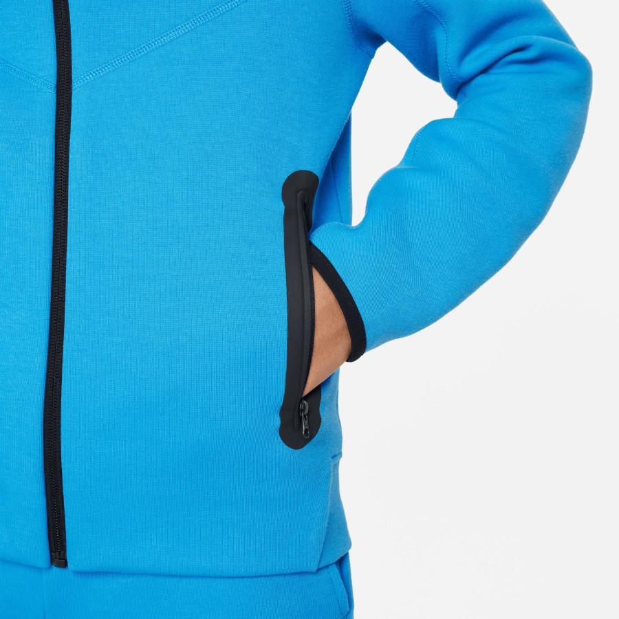 Veste survêtement junior Nike Tech Fleece bleu