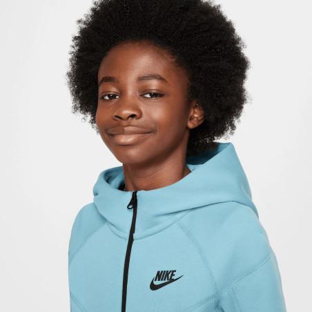 Veste survêtement junior Nike Tech Fleece bleu