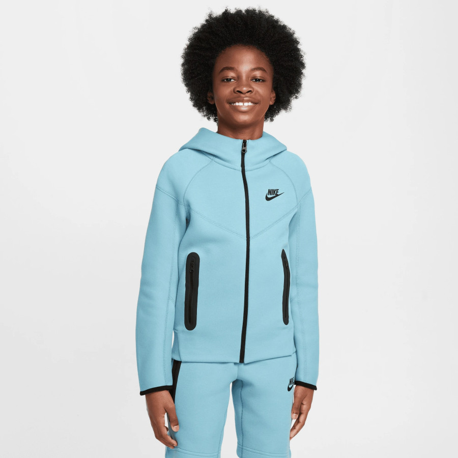 Veste survêtement junior Nike Tech Fleece bleu