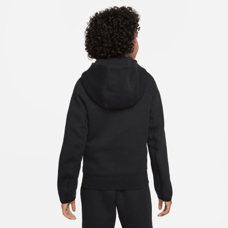 Veste survêtement junior Nike Tech Fleece noir