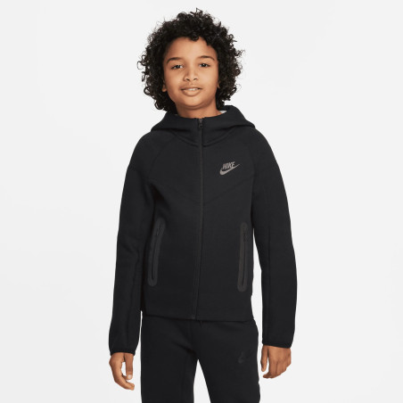 Veste survêtement junior Nike Tech Fleece noir