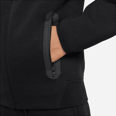Veste survêtement junior Nike Tech Fleece noir