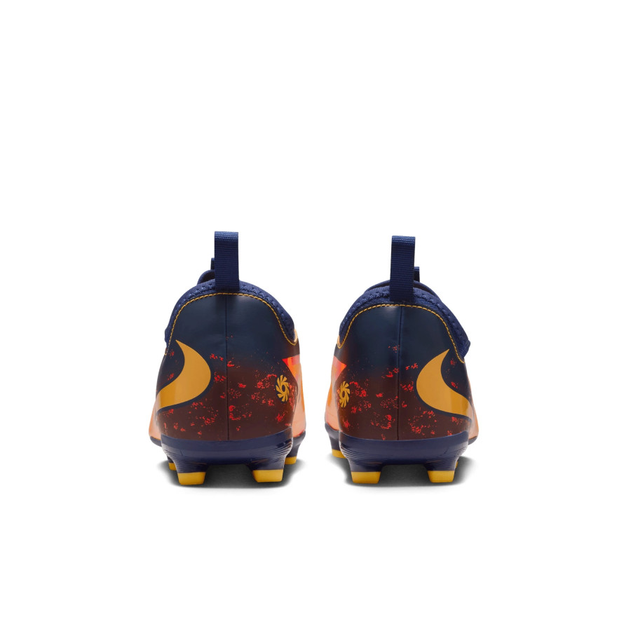 Nike Phantom 6 Haaland Academy junior FG/MG orange bleu