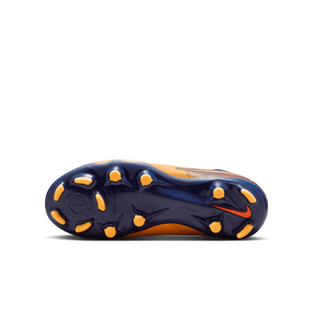Nike Phantom 6 Haaland Academy junior FG/MG orange bleu