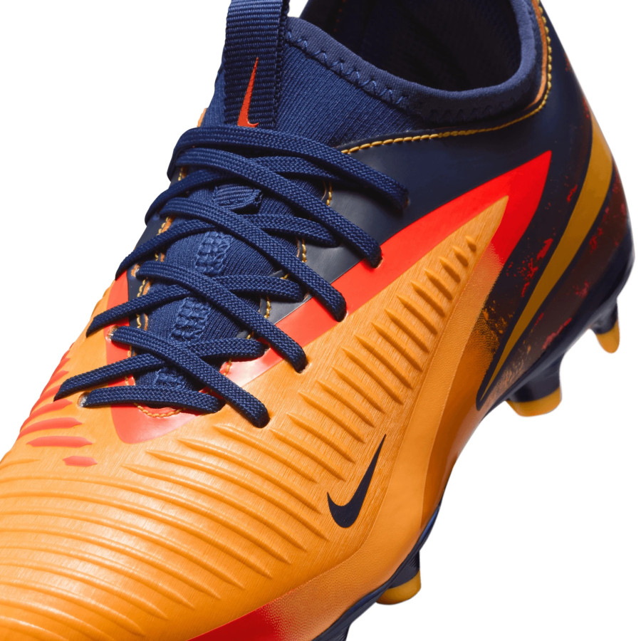 Nike Phantom 6 Haaland Academy junior FG/MG orange bleu