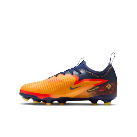 Nike Phantom 6 Haaland Academy junior FG/MG orange bleu