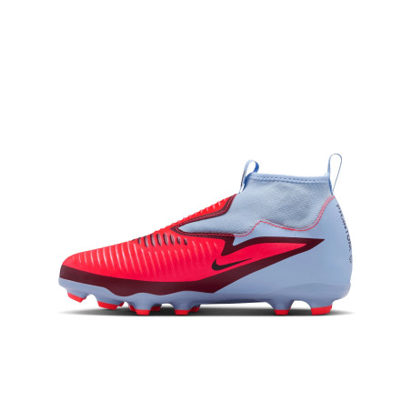 Nike Phantom 6 montante Academy junior FG/MG rouge bleu