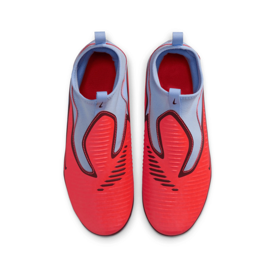 Nike Phantom 6 montante Academy junior FG/MG rouge bleu